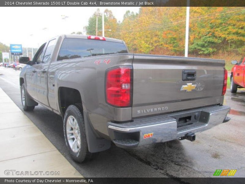 Brownstone Metallic / Jet Black 2014 Chevrolet Silverado 1500 LT Double Cab 4x4