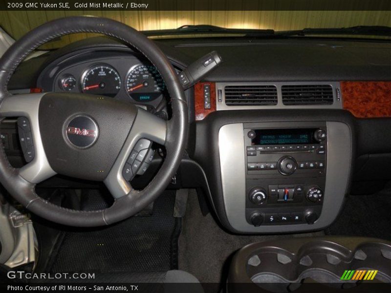 Gold Mist Metallic / Ebony 2009 GMC Yukon SLE