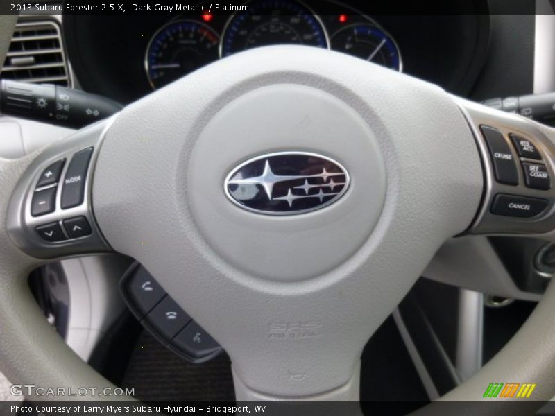 Dark Gray Metallic / Platinum 2013 Subaru Forester 2.5 X