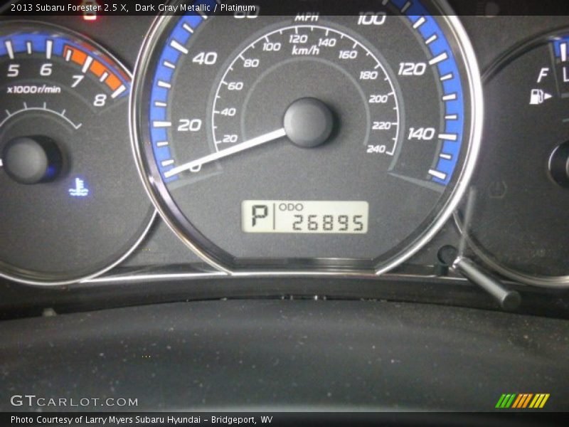 Dark Gray Metallic / Platinum 2013 Subaru Forester 2.5 X