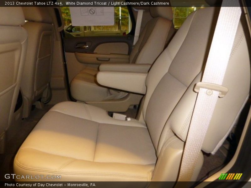 White Diamond Tricoat / Light Cashmere/Dark Cashmere 2013 Chevrolet Tahoe LTZ 4x4