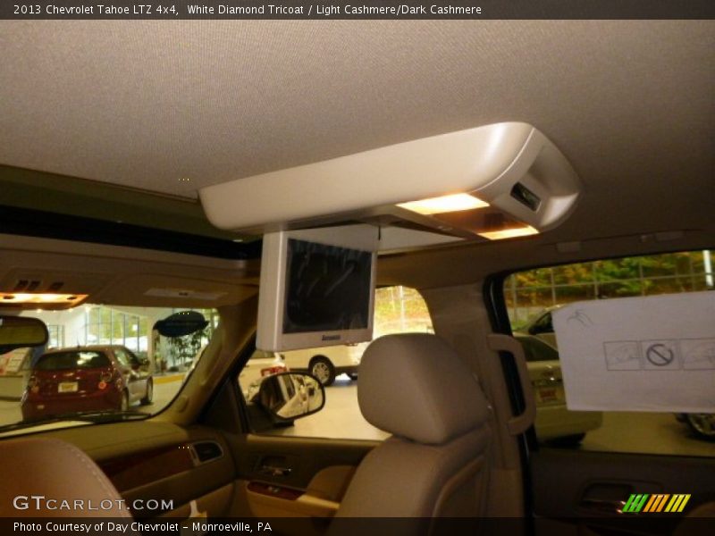 White Diamond Tricoat / Light Cashmere/Dark Cashmere 2013 Chevrolet Tahoe LTZ 4x4