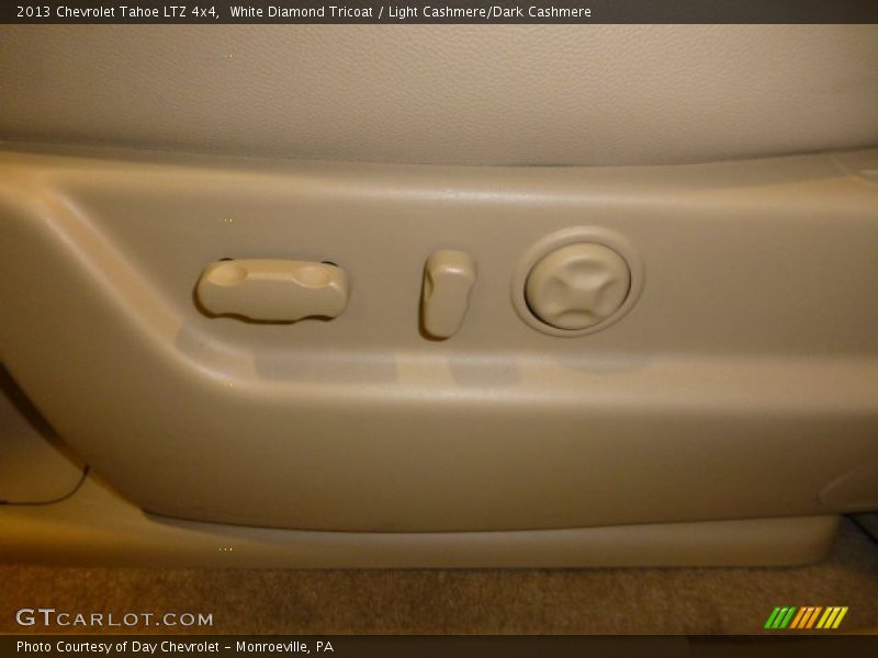 White Diamond Tricoat / Light Cashmere/Dark Cashmere 2013 Chevrolet Tahoe LTZ 4x4