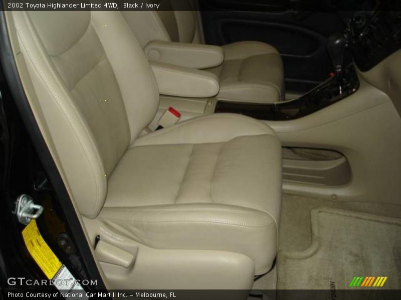Black / Ivory 2002 Toyota Highlander Limited 4WD