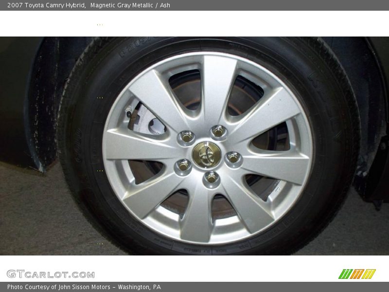 Magnetic Gray Metallic / Ash 2007 Toyota Camry Hybrid