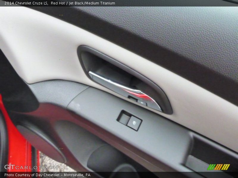 Red Hot / Jet Black/Medium Titanium 2014 Chevrolet Cruze LS