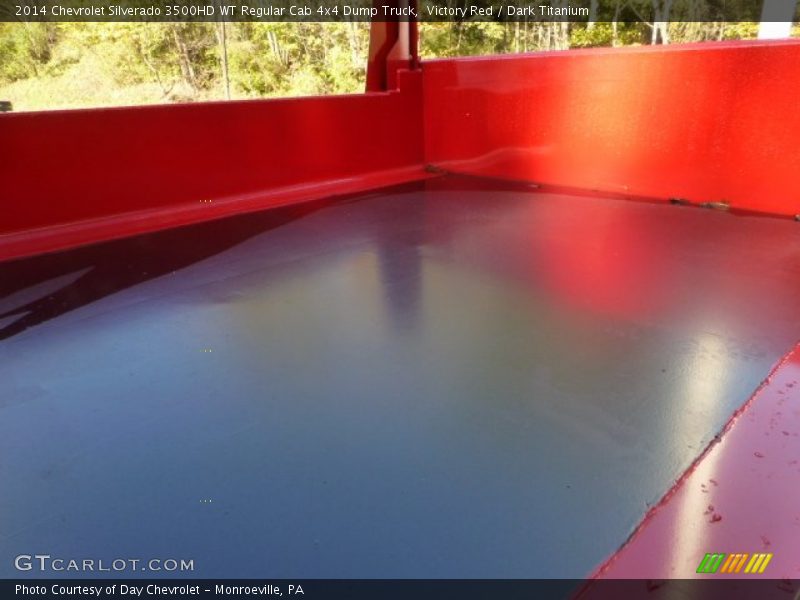 Victory Red / Dark Titanium 2014 Chevrolet Silverado 3500HD WT Regular Cab 4x4 Dump Truck
