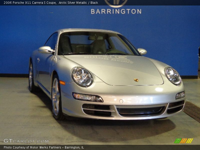 Arctic Silver Metallic / Black 2006 Porsche 911 Carrera S Coupe