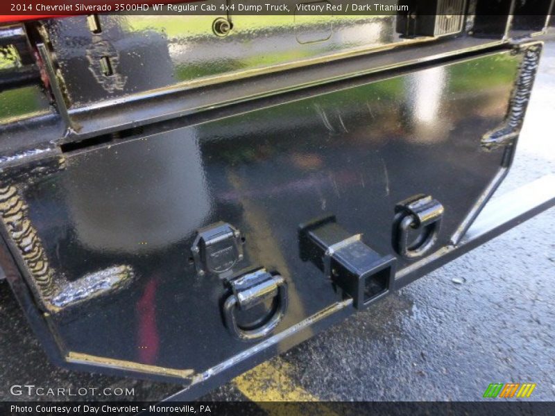Victory Red / Dark Titanium 2014 Chevrolet Silverado 3500HD WT Regular Cab 4x4 Dump Truck