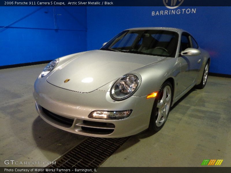 Arctic Silver Metallic / Black 2006 Porsche 911 Carrera S Coupe