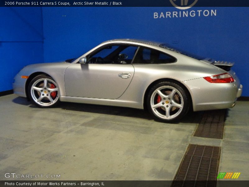 Arctic Silver Metallic / Black 2006 Porsche 911 Carrera S Coupe