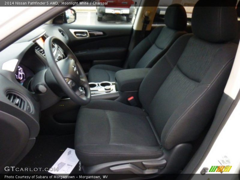 Moonlight White / Charcoal 2014 Nissan Pathfinder S AWD