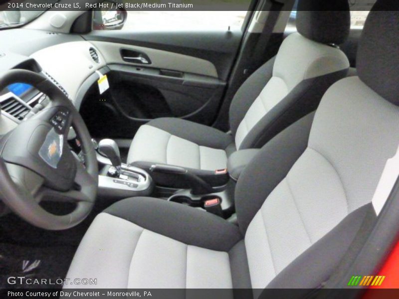 Red Hot / Jet Black/Medium Titanium 2014 Chevrolet Cruze LS