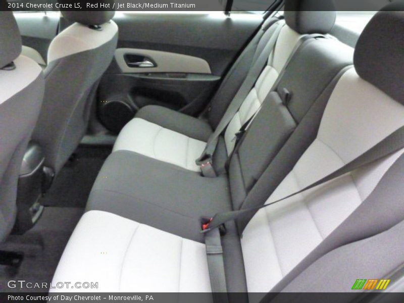 Red Hot / Jet Black/Medium Titanium 2014 Chevrolet Cruze LS