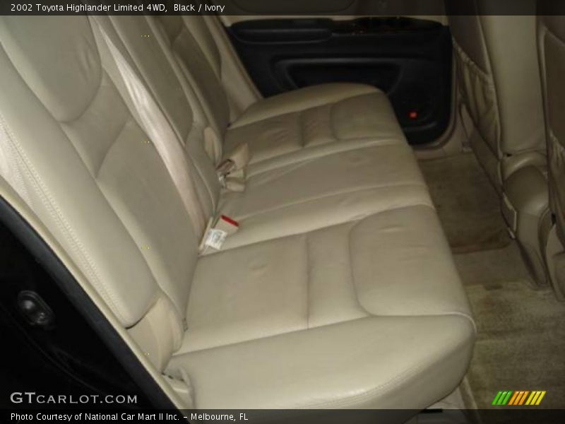 Black / Ivory 2002 Toyota Highlander Limited 4WD