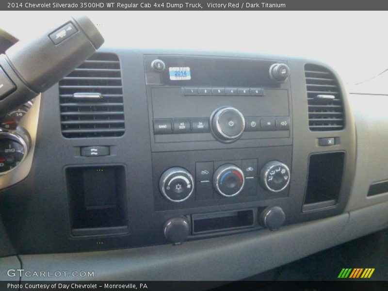 Victory Red / Dark Titanium 2014 Chevrolet Silverado 3500HD WT Regular Cab 4x4 Dump Truck