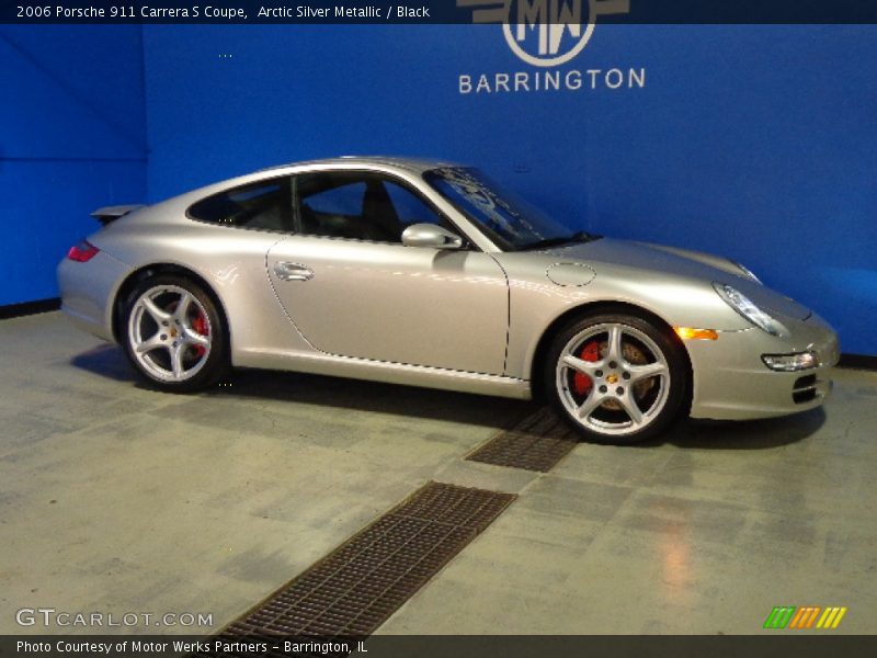 Arctic Silver Metallic / Black 2006 Porsche 911 Carrera S Coupe