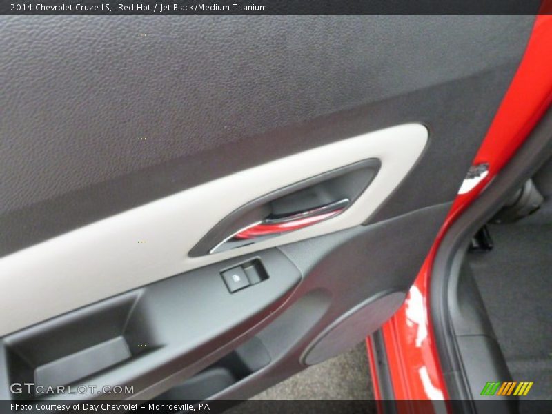 Red Hot / Jet Black/Medium Titanium 2014 Chevrolet Cruze LS