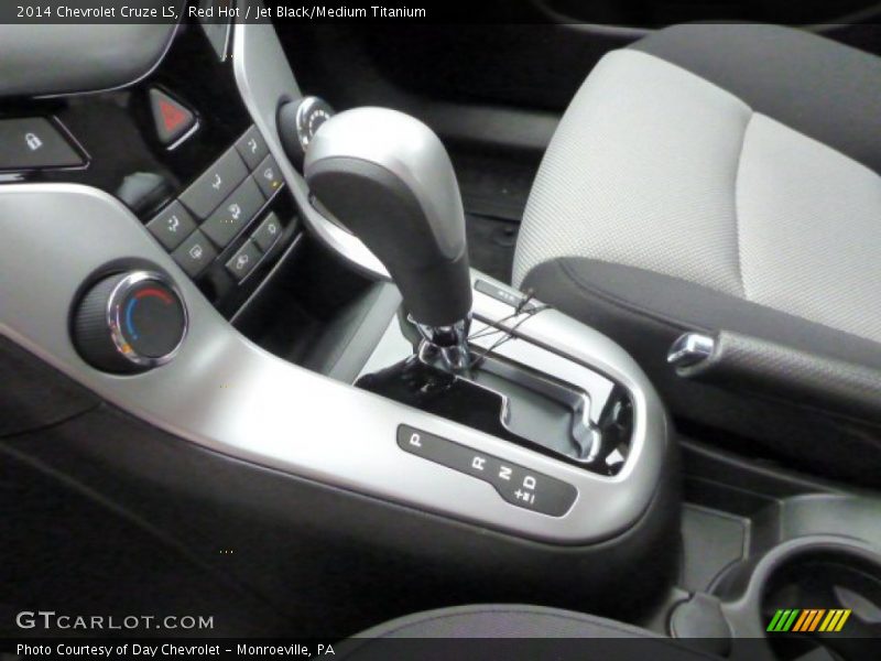 Red Hot / Jet Black/Medium Titanium 2014 Chevrolet Cruze LS