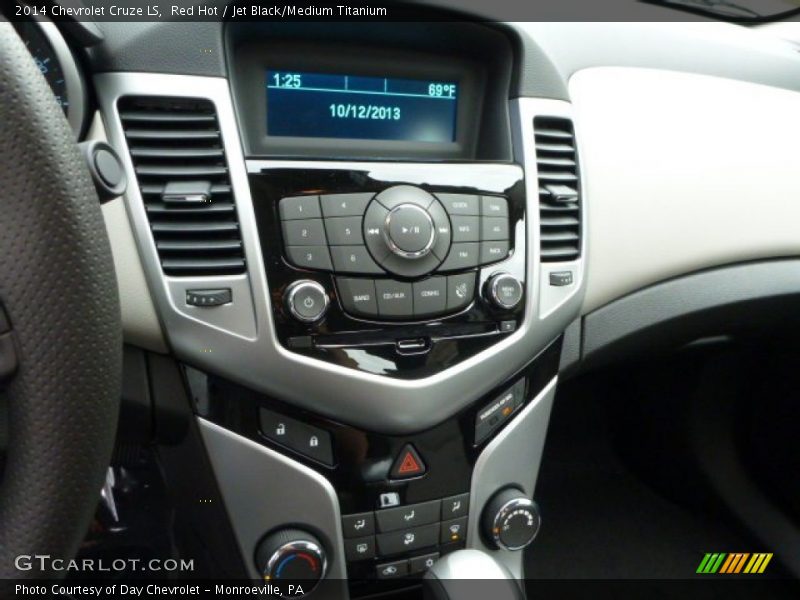 Red Hot / Jet Black/Medium Titanium 2014 Chevrolet Cruze LS