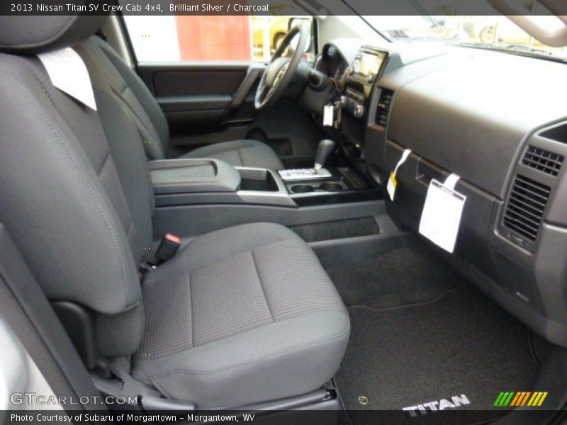 Brilliant Silver / Charcoal 2013 Nissan Titan SV Crew Cab 4x4
