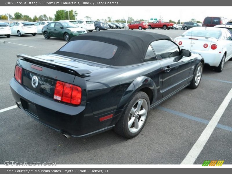 Black / Dark Charcoal 2009 Ford Mustang GT Premium Convertible