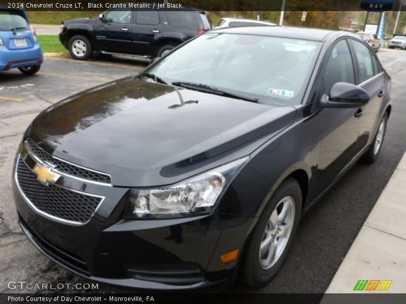 Black Granite Metallic / Jet Black 2014 Chevrolet Cruze LT
