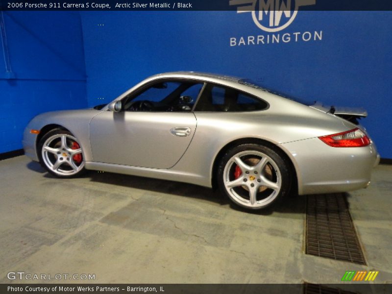 Arctic Silver Metallic / Black 2006 Porsche 911 Carrera S Coupe