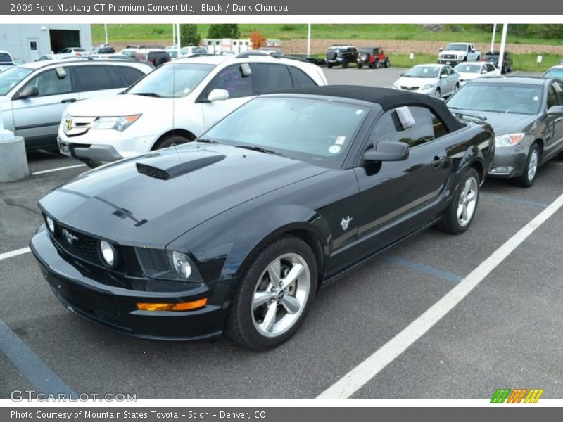 Black / Dark Charcoal 2009 Ford Mustang GT Premium Convertible