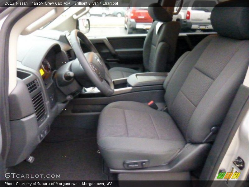 Brilliant Silver / Charcoal 2013 Nissan Titan SV Crew Cab 4x4