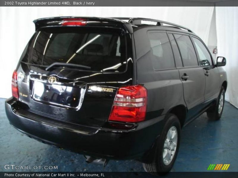 Black / Ivory 2002 Toyota Highlander Limited 4WD