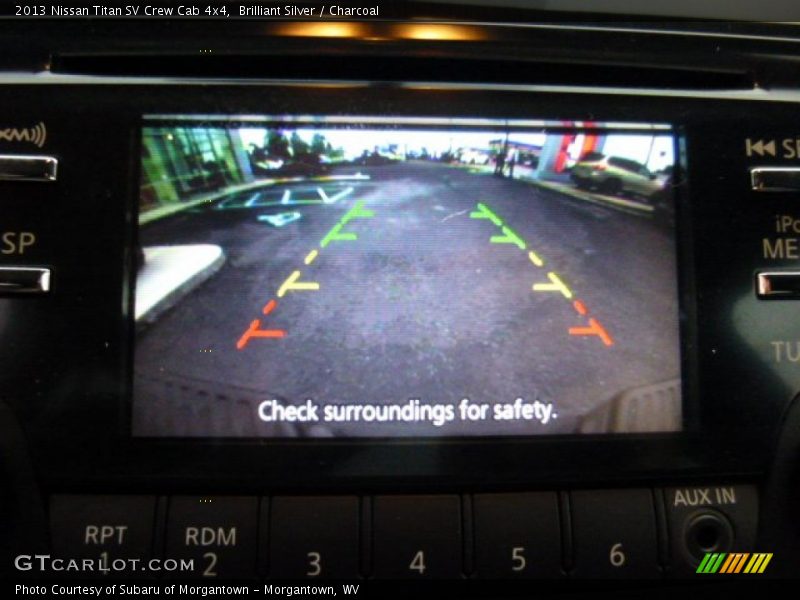 Brilliant Silver / Charcoal 2013 Nissan Titan SV Crew Cab 4x4