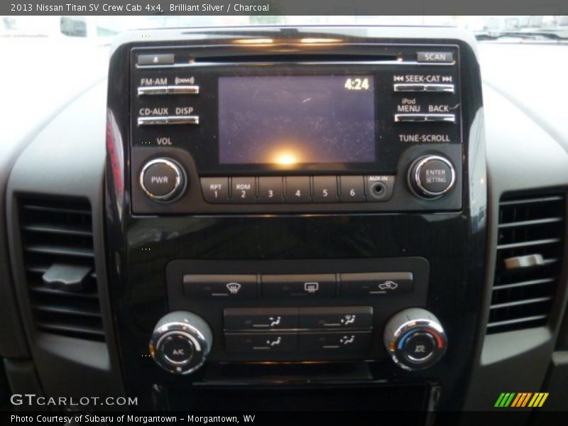 Brilliant Silver / Charcoal 2013 Nissan Titan SV Crew Cab 4x4