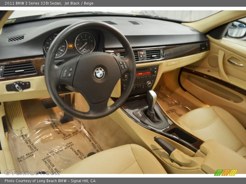Jet Black / Beige 2011 BMW 3 Series 328i Sedan