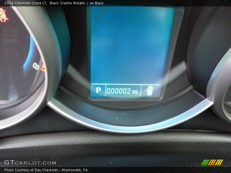 Black Granite Metallic / Jet Black 2014 Chevrolet Cruze LT