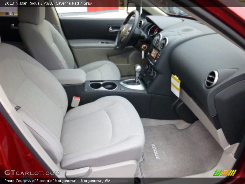 Cayenne Red / Gray 2013 Nissan Rogue S AWD