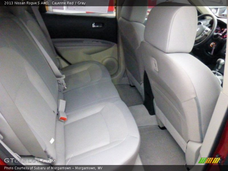 Cayenne Red / Gray 2013 Nissan Rogue S AWD
