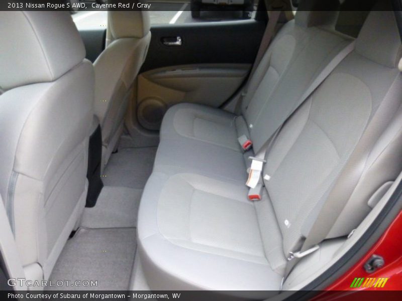 Cayenne Red / Gray 2013 Nissan Rogue S AWD
