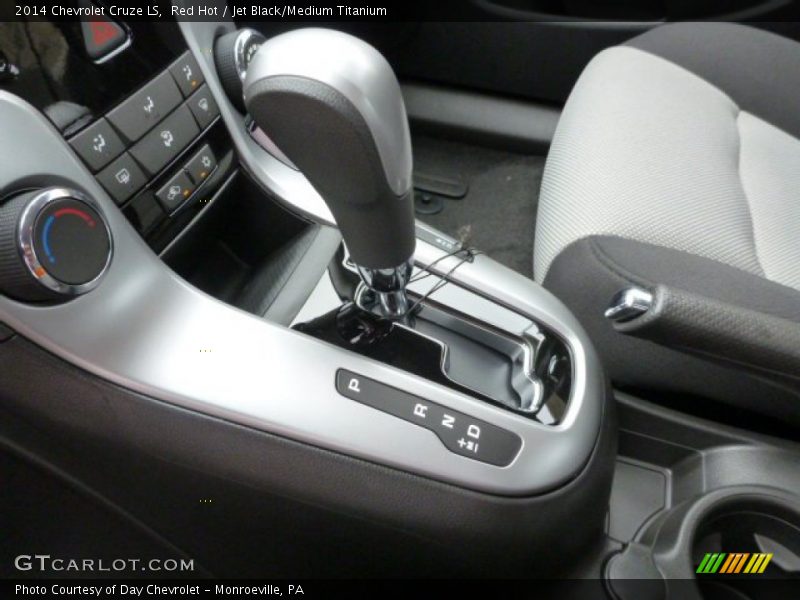 Red Hot / Jet Black/Medium Titanium 2014 Chevrolet Cruze LS