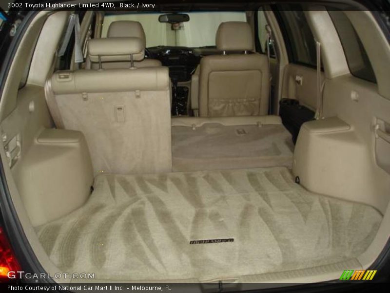 Black / Ivory 2002 Toyota Highlander Limited 4WD