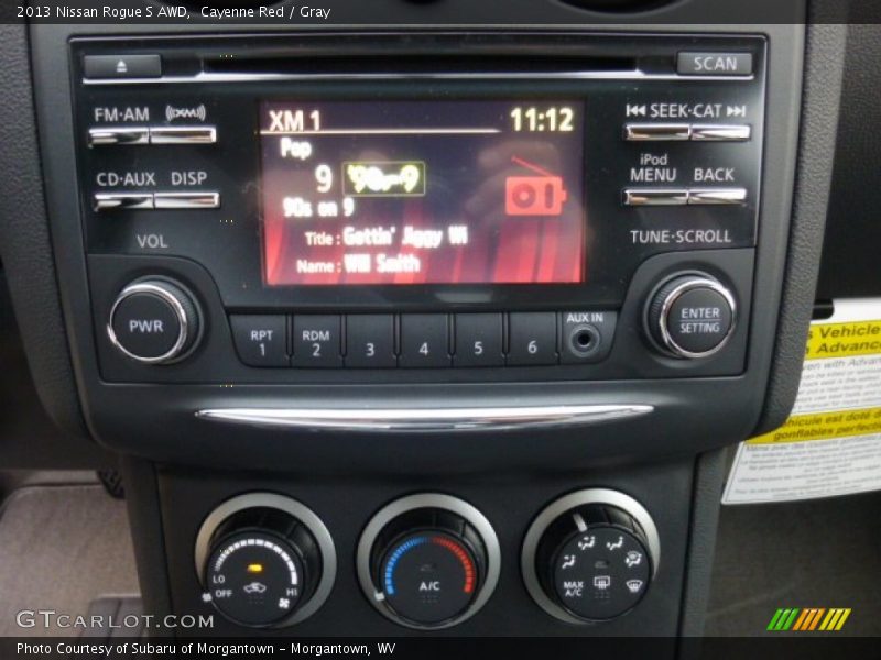Cayenne Red / Gray 2013 Nissan Rogue S AWD