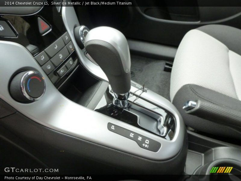 Silver Ice Metallic / Jet Black/Medium Titanium 2014 Chevrolet Cruze LS