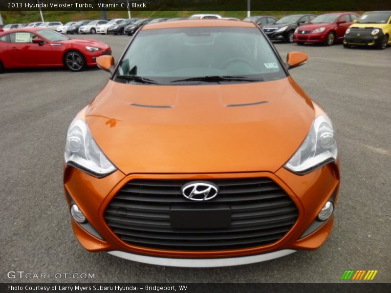 Vitamin C / Black 2013 Hyundai Veloster Turbo