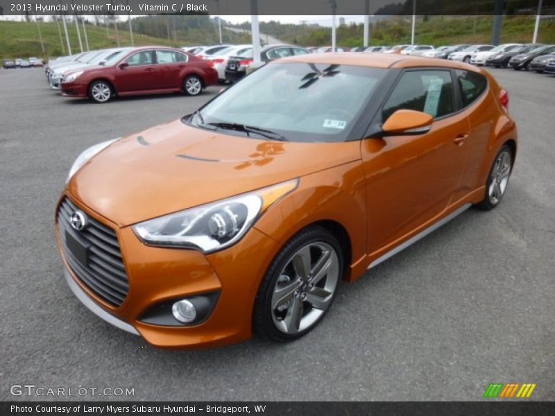 Vitamin C / Black 2013 Hyundai Veloster Turbo