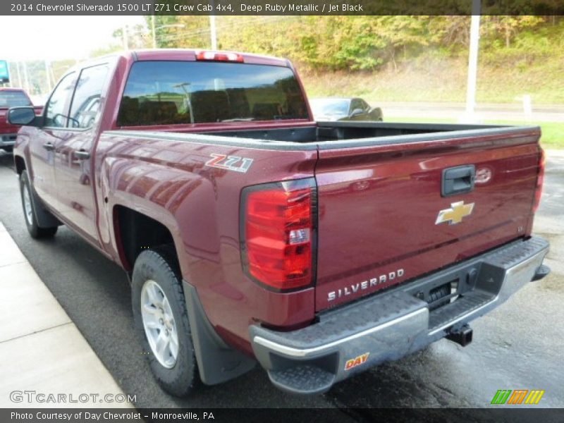 Deep Ruby Metallic / Jet Black 2014 Chevrolet Silverado 1500 LT Z71 Crew Cab 4x4