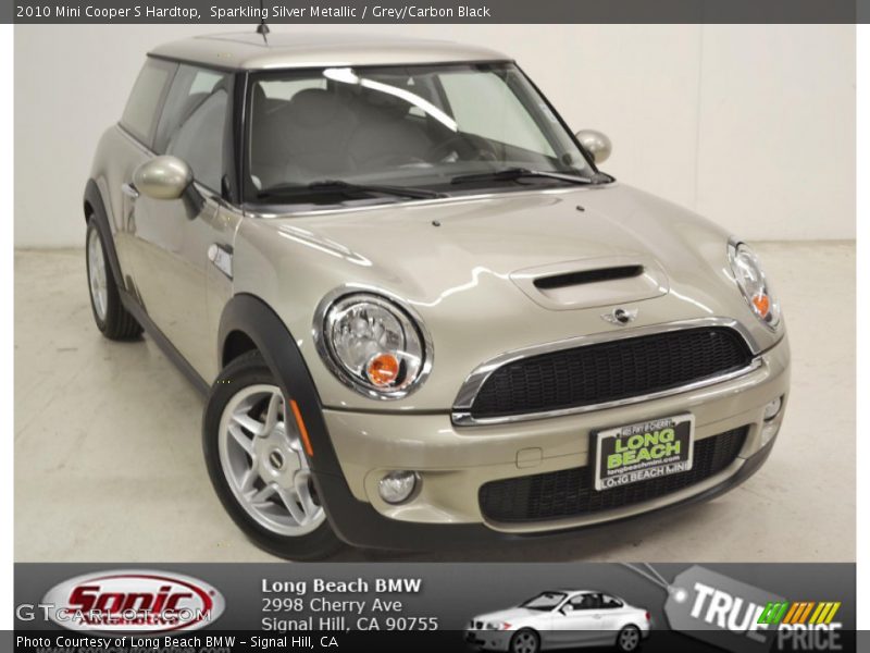 Sparkling Silver Metallic / Grey/Carbon Black 2010 Mini Cooper S Hardtop