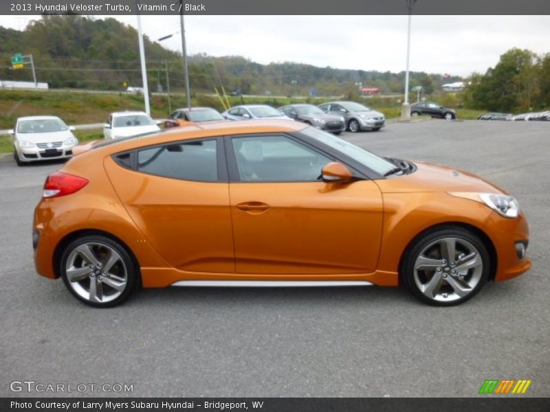 Vitamin C / Black 2013 Hyundai Veloster Turbo