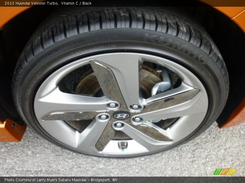 Vitamin C / Black 2013 Hyundai Veloster Turbo
