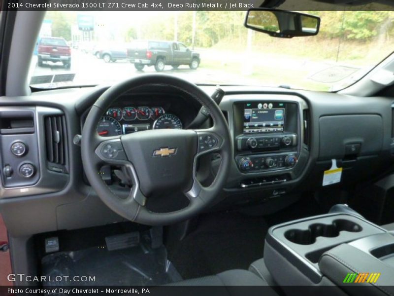 Deep Ruby Metallic / Jet Black 2014 Chevrolet Silverado 1500 LT Z71 Crew Cab 4x4