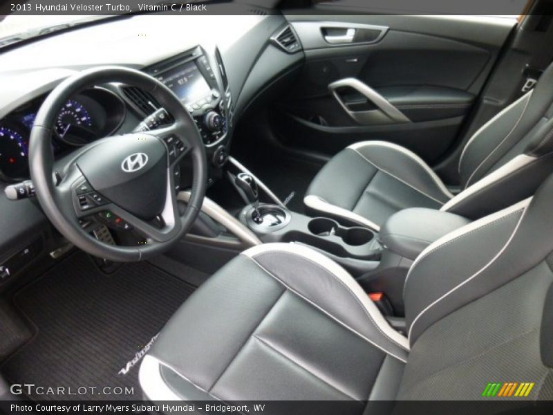 Vitamin C / Black 2013 Hyundai Veloster Turbo